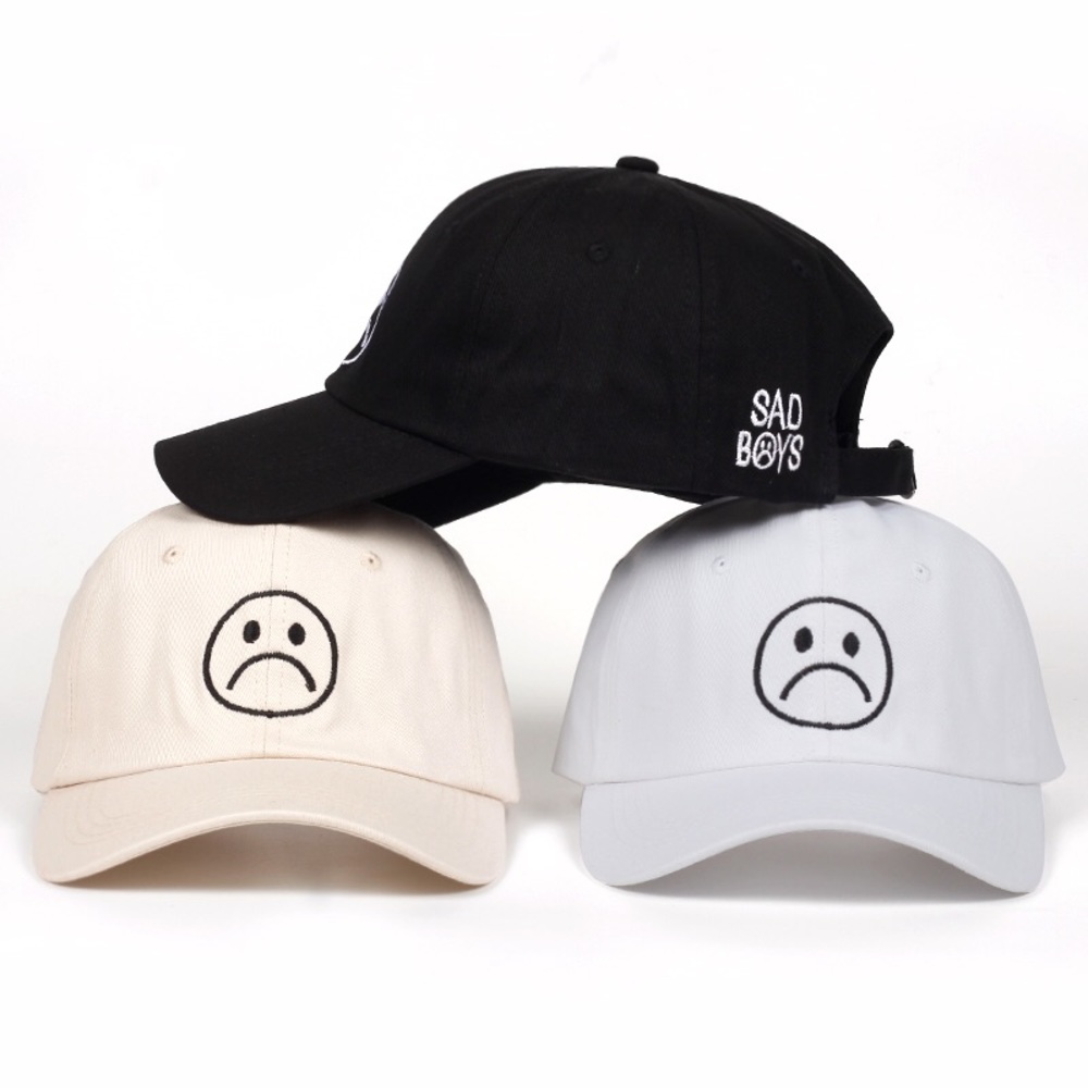 Sad Boys Baseball Cap (Beige) - Picture 4 of 4